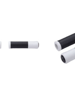 Poignées Viper 130mm noir/blanc