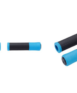 Poignées Viper 130mm noir/bleu