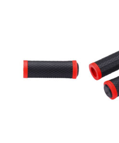 Poignées Viper 92mm noir/rouge