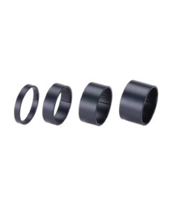 Spacer 1 1/8", 5/10/15/20mm mat noir