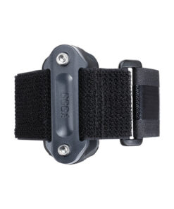 Support cadre taille porte-bidon gris Surface montage caoutchouc, velcro large