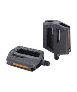 Pédale trekking PA 100x80mm noir avec grande surface antidérapante