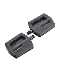 Pédale trekking PA 100x80mm noir avec grande surface antidérapante