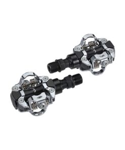 Pédale SPD alu argent noir