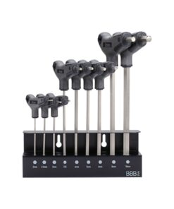 Set Torx: T25, Hex: 2/2.5/3/4/5/6/8/10mm Clé-T Ergo avec support