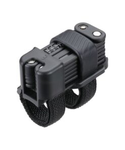 Faltschloss CodeFold mit Halter schwarz 5 x 22 x 975mm, SafetyLevel 8/12
 - Sehr sicheres Fahlt-Zahlenschloss 
 - Mit 5 mm x 22 mm D8 
 - 4-Kombinationen numerisch veränderbarer Code 
 - Weiche Beschichtung schützt den Lack des Fahrrads vor Absplitterungen und Kratzern 
 - Mit dem intelligenten Halterungssystem kann das Schloss fast überall am Fahrradrahmen befestigt werden