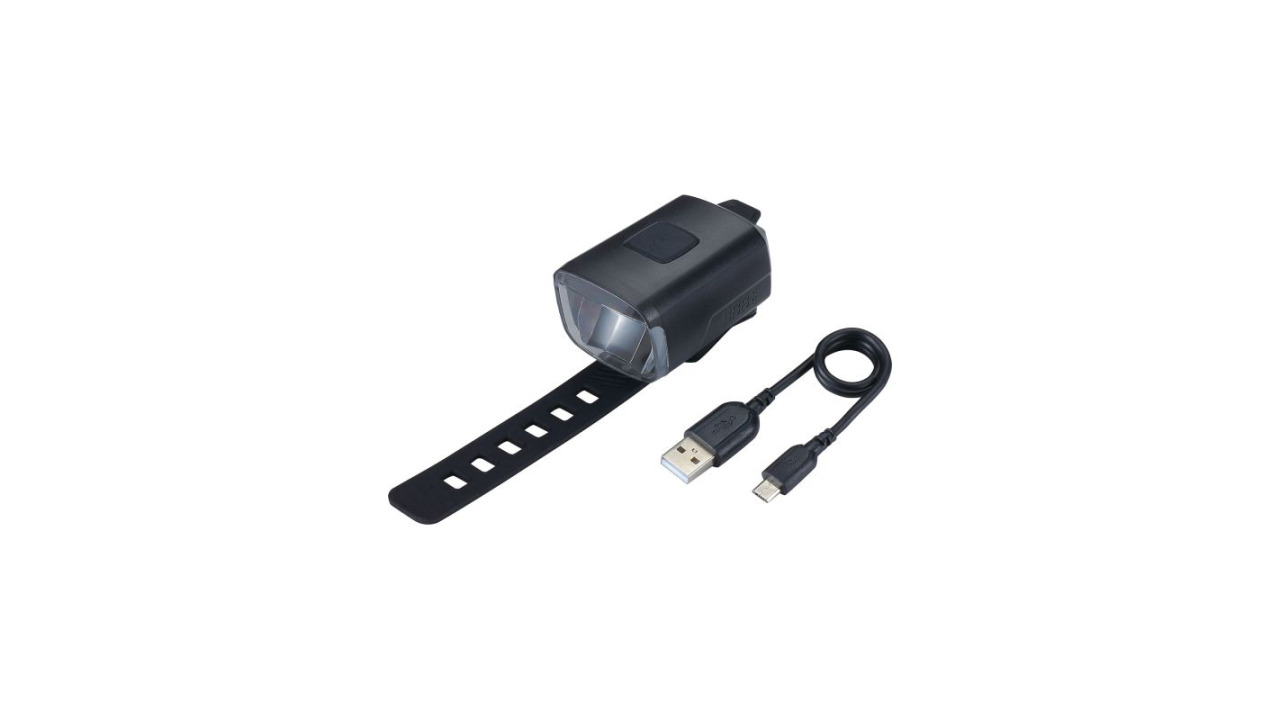 Lumière avant Stud33 Strap 130 Lumen avec accu, 4 Modi, libération rapide Lumière avant Stud33 Strap 130 Lumen avec accu, 4 Modi, libération rapide