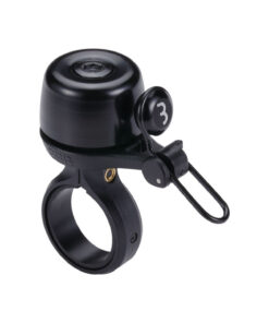 Sonnette Noisy Plus laiton noir  fixation par serrage