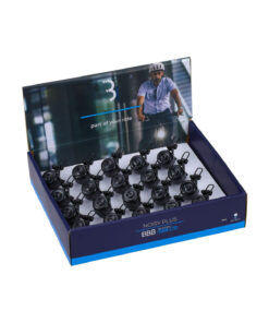 Sonnette Noisy Plus laiton noir fixation par serrage 20 pièce