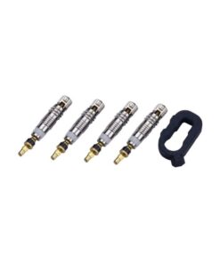 Embout de valve Presta, 4 pièces outil inclus