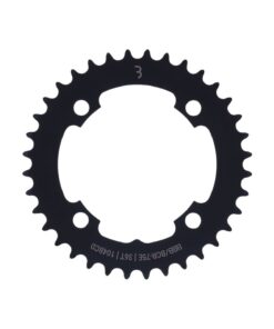 Plateau E-BikeGear, 36dents, D:104mm vitesse au moyeu, acier,  4-bras