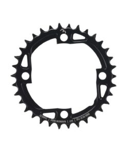 Plateau chaîne E-BikeGearNarrow/Wide/34D acier, cercle 104mm, 9-12 Speed, 4-bras