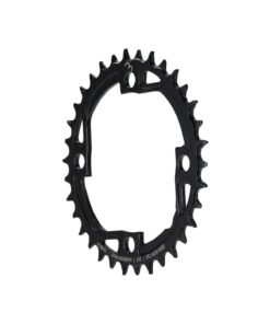Plateau chaîne E-BikeGearNarrow/Wide/34D acier, cercle 104mm, 9-12 Speed, 4-bras