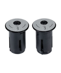 Embouts guidon, alu réfléchissant 2pcs vissé, adapté aux guidons de 18-22mm