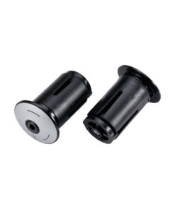 Embouts guidon, alu réfléchissant 2pcs vissé, adapté aux guidons de 18-22mm