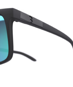 Lunettes Town PZ PC MLC noir mat verres polarisés vert - bleu