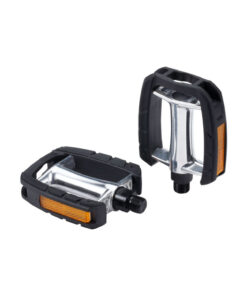 Pédale trekking SteadyRest alu-plastique  axe CrMo, antislip, avec réflecteurs