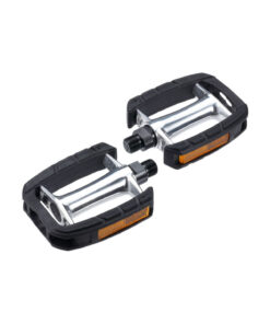 Pédale trekking SteadyRest alu-plastique  axe CrMo, antislip, avec réflecteurs