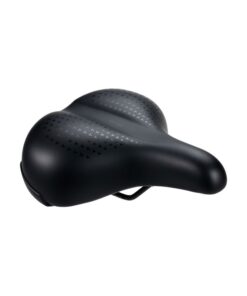 Sattel SoftComfort Upright 225 x 265mm GelFoam, wasserdicht
 Weicher, wasserdichter und komfortable Urban-Sattel 
 Mit GelFoam-Oberschicht und Elastomer-Federung 
 Mit Tragegriff 
 Mit seitlichem Stoßfänger zum Schutz 
 Hergestellt aus nachhaltigen Materialien