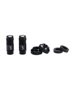 Presta CoreCap black, 2 pièce, pompe schrader compatible +300%de débit d'air