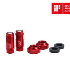 Presta CoreCap red, 2 pièce, pompe schrader compatible +300%de débit d'air