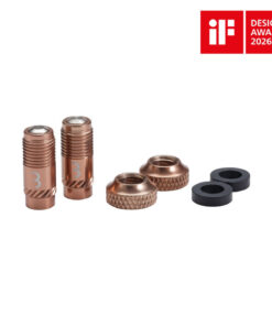 Presta CoreCap copper, 2 pièce, pompe schrader compatible +300%de débit d'air
