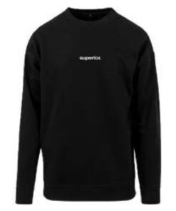 Sweathirt Superior, black Gr. S 65% Cotton/35% Polyester,300 g/m2