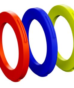 Anneau p. étrier MT4/MT6/MT8/MT Trail bleu/néonrouge/néonjaune, 6 pcs.