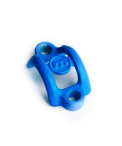 Collier alu bleu-cyan 1 pcs. Disc sans vis