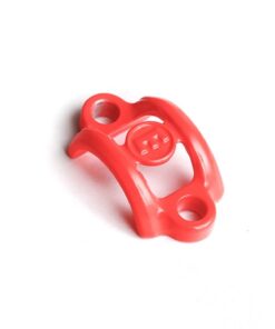 Collier alu néon-rouge  1 pcs. Disc sans vis