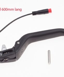 Levier de friens MT5e fermeur 3 doigts levier alu, noir, HIGO, NO,600MM