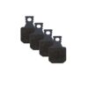 Plaq. 9.P, Perform., gris, MT 4 pistons marquage de ECE (1 paire)
