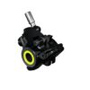 Etrier MT Trail Carbon arrière, 2pistons chrome, capot bleu, plaquettes incl.