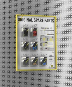 Présentoir "Original Spare" support pour mur perf. et crochet incl.