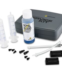 CORE Servicekit Disc- und Felgenbremsen 
 <b>Lieferumfang</b> 
  100 ml Royal Blood   1 Spritze 24 ml mit Loch (Luer Slip)   1 Spritze 24 ml (Luer Lock)   1 MT/HS Stutzen Set   1 GUSTAV Stutzen Set   1 Zubehörbeutel (Montagebacken, EBT, Entlüftungsventil GUSTAV)
