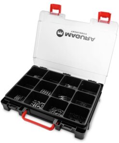 Tacklebox EasyLink / ETT Anschlüsse 
 Lieferumfang 
  15x ETT Schraubstutzen Geber   10x ETT Banjo Nehmer   26x O-Ring   10x Hohlschraube   5x ETT gerader Stutzen M6   30x ETT Klemmring geschlitzt   30x ETT Überwurfmutter   2x Ringschlüssel SW5   15x ETT Crimp-Stutzen   15x ETT Crimp-Hülse   15x Stützhülse   15x Klemmring   15x Überwurfschraube