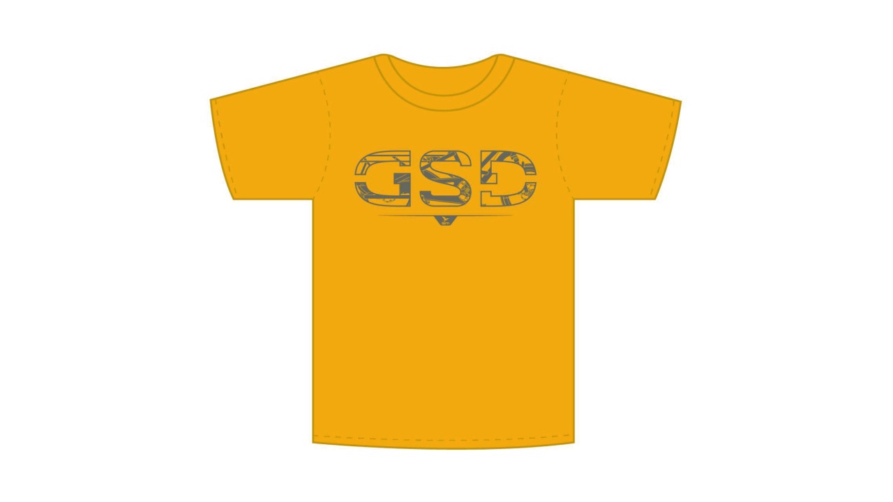 T-Shirt GSD Tee - Gold/Grey,grand. 2XL Unisex T-Shirt GSD Tee - Gold/Grey,grand. 2XL Unisex