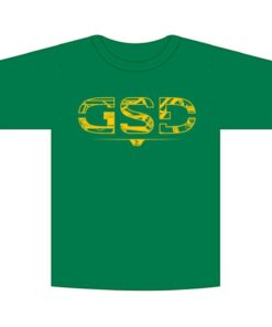 T-Shirt GSD Tee - Kelly/Yellow,grand. XL Unisex
