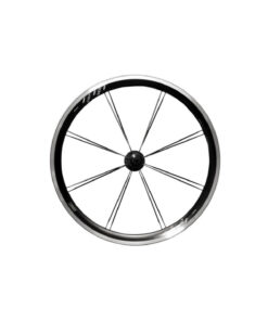 Front Rim Set, 20"x16H, Black, BYB S11 Kinetix Pro, 74 mm