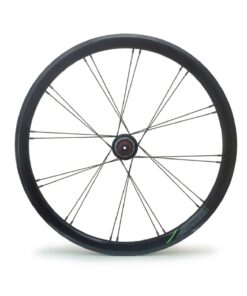 Roue arrière, 22"x24H, Verge P10, noir Kinetix Pro Disc, 135mm