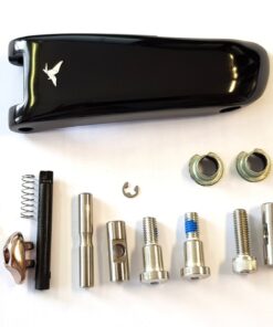 HANDLEPOST LATCH KIT, PHYSIS SERIES, BLK TERN