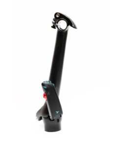 HANDLEPOST, PHYSIS QR, W/ LATCH KIT BRUSHED BLACK, l=290, 6 DEGREE