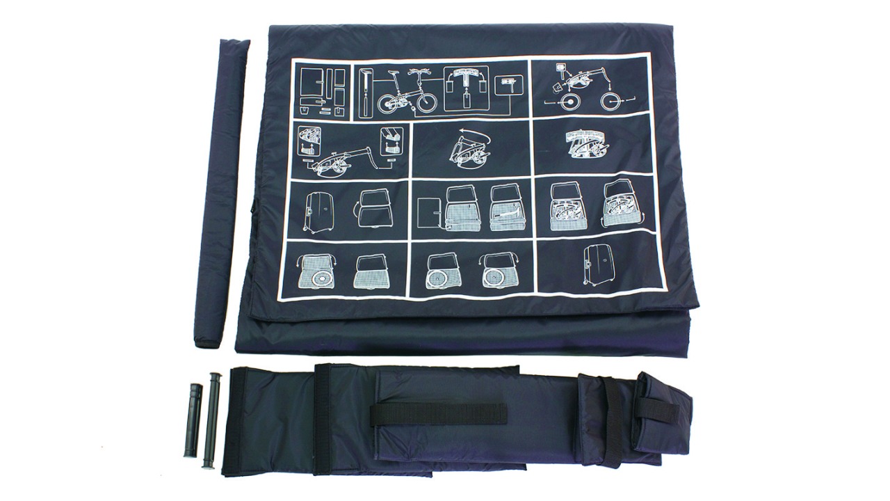 FlightSuit? Kit emballé pour valise 32". Vélo Tern 20" & 24". FlightSuit? Kit emballé pour valise 32". Vélo Tern 20" & 24".