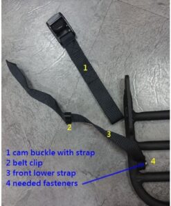 Sangle de chargement p. Doublewide Deck Noir