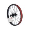 Front Rim Set, 24 x 28H, Mini Alu Hub 100 mm (Black)