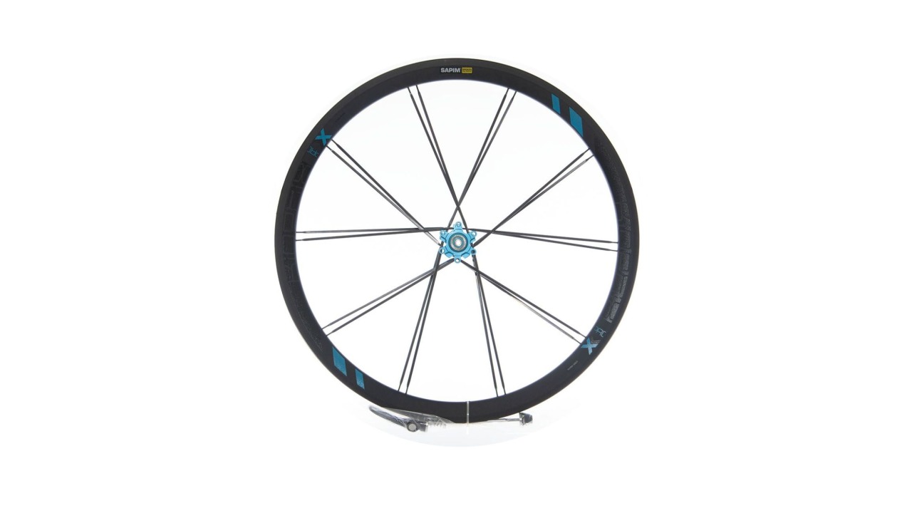 Front Rim Set, 22 x 20H, Kinetix Pro X Disc, 100 mm (Black/Blue) Front Rim Set, 22 x 20H, Kinetix Pro X Disc, 100 mm (Black/Blue)