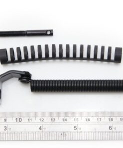 Lenkungsdämpfer mit Feder u. Federschutz