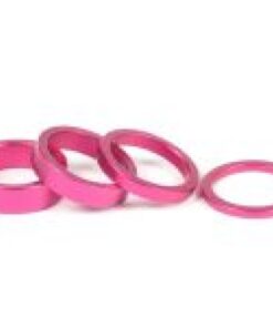 SALT HEADSET BMX SPACERSET, RED ALU, INCL. 3,5,8,10MM SPACER FOR 1 1/8