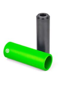 AM NYLON peg Ø37x115mm neon green 2pcs. 14mm axle, with 3/8" axle adaptor, 115mm