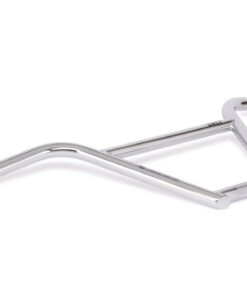 Guidon PRO Ø22.2mm H=9.5" L=29.5" argent 4 pièces, CrMo, tubes sans soudure